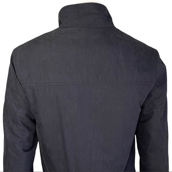London Fog Men’s Black Full Zip Wool Lined Inner Pockets Bomber Style Ja… - Picture 7 of 14